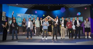 Gewinner, Ausrichter und Laudatoren beim Deutschen Computerspielpreis 2022 am 31. März in München (Foto: Franziska Krug / Getty Images for Quinke Networks)