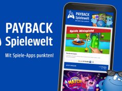 Payback Spielewelt: Wer Gardenscapes spielt, sammelt Payback-Punkte (Abbildung: Payback GmbH)
