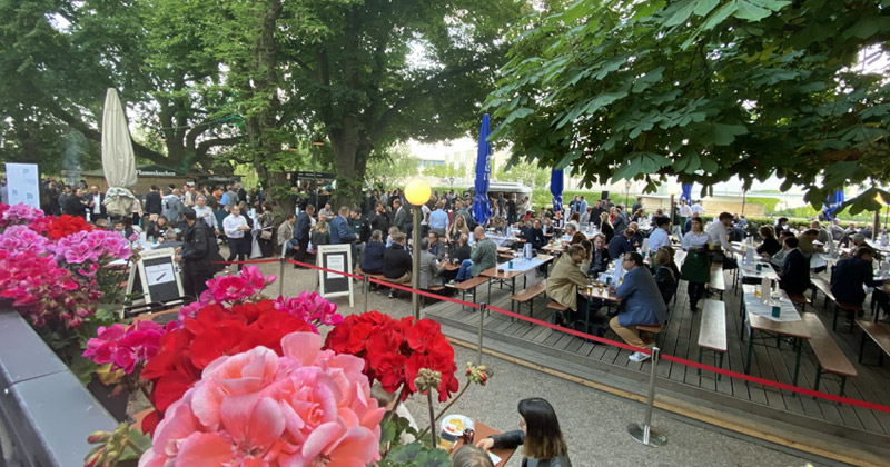 Game-Sommerfest 2022: Mehr als 500 Gäste kamen am Abend des 31. Mai in den Berliner Zollpackhof unweit des Kanzleramts (Foto: Fröhlich)
