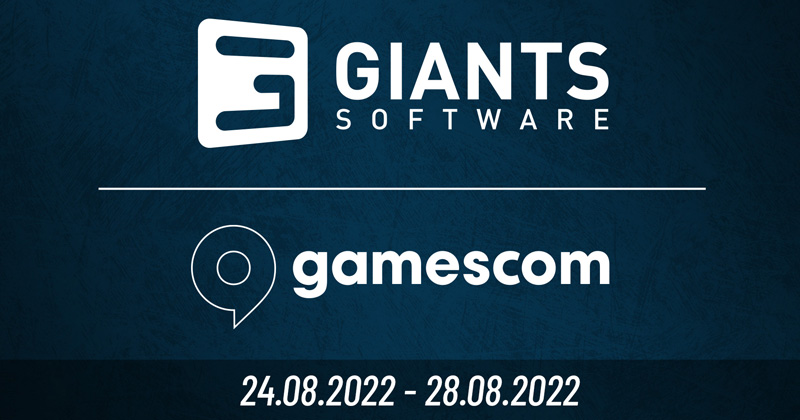 Giants Software nimmt an der Gamescom 2022 (24. bis 28. August) teil.