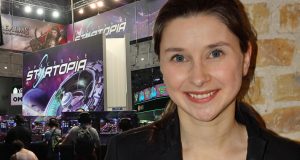 Kalypso-Co-Geschäftsführerin Anika Thun freut sich auf die Gamescom 2022 (Fotos: GamesWirtschaft)
