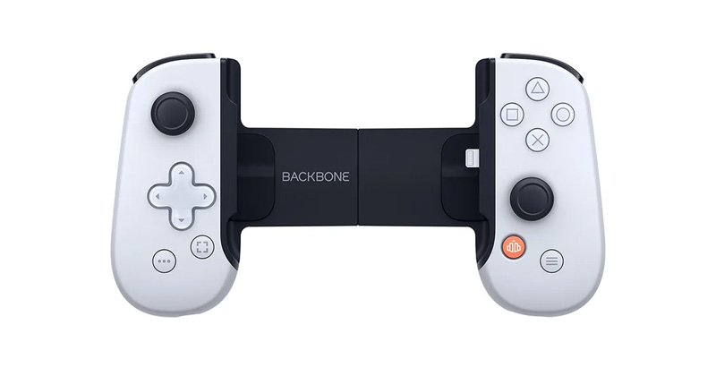 Design und Material des Backbone One PlayStation Edition sind an den PS5 DualSense-Controller angelehnt (Abbildung: Sony Interactive)