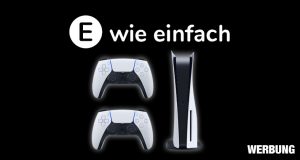 Bei E wie Einfach gibt es zum Ökostrom eine PlayStation®5 mit DualSense™ Wireless-Controller (Werbung) (gegen Zuzahlung)