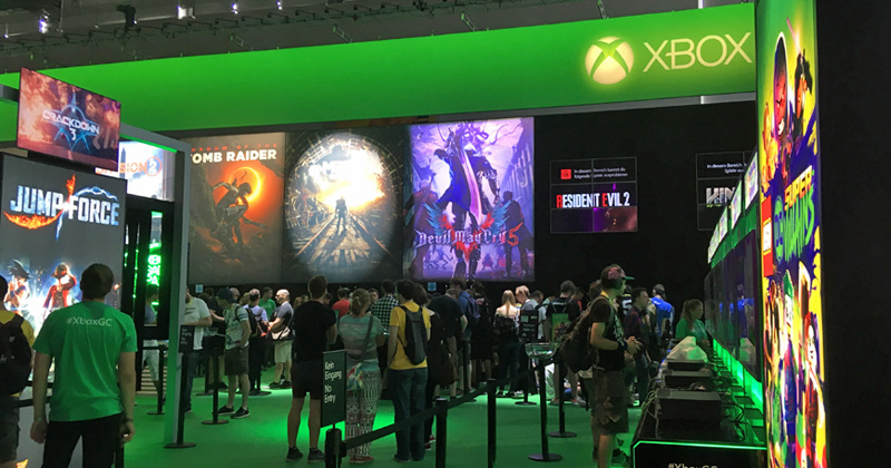 Microsoft präsentiert das Xbox-Sortiment auf der Gamescom 2022 (Foto: GamesWirtschaft)