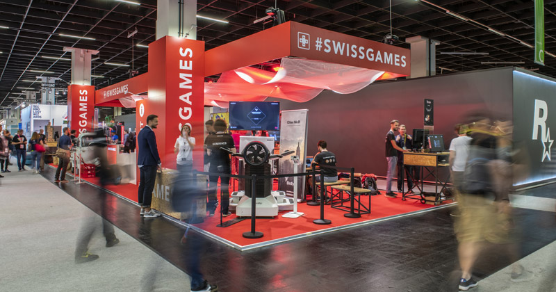 Wie schon 2019 präsentieren sich Schweizer Studios auf der Gamescom 2022 (Foto: SwissGames)