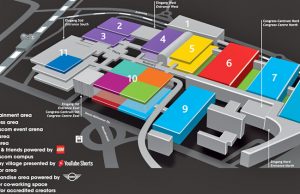 Der Hallenplan der Gamescom 2022 (Stand 11.8.2022 / Quelle: KoelnMesse)