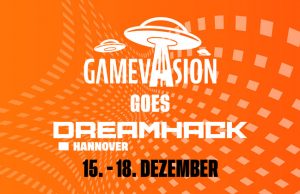 Termin für die Gamevasion 2022: 15. bis 18. Dezember 2022 auf der DreamHack Hannover (Abbildung: Rocket Beans GmbH)