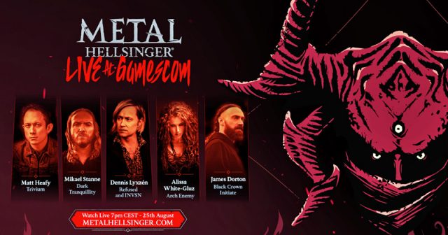 Level Infinite, Funcom und The Outsiders veranstalten ein Metal: Hellsinger-Konzert auf der Gamescom 2022 (Abbildung: Funcom)