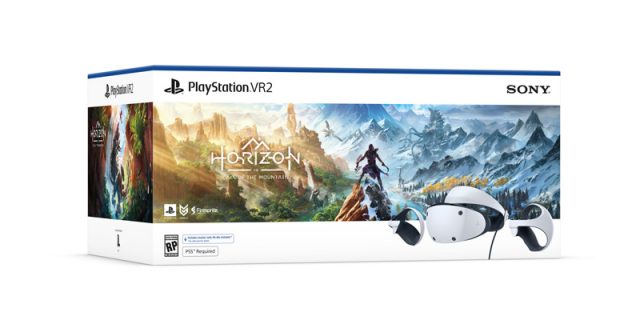 Das PlayStation VR2 Horizon Call of the Mountain-Bundle wird ab Februar 2023 für 649,99 € verkauft (Abbildung: Sony Interactive)