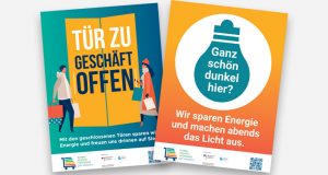 Die Energiespar-Kampagne des Handelsverbands (Abbildungen: HDE)