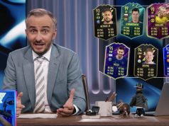 USK 0 trotz Lootboxen: Satiriker Jan Böhmermann kritisiert das Geschäftsmodell von FIFA 23 in seiner Sendung ZDF Magazin Royale (Quelle: ZDF)