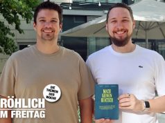 Gründer, Investoren, Autoren: Daniel Stammler und Janosch Kühn mit ihrem Buch 'Mach keinen Quatsch' (Foto: GamesWirtschaft)