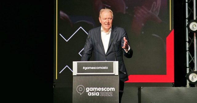 KoelnMesse-Chef Gerald Böse bei der Eröffnung der Gamescom Asia 2022 (Foto: KoelnMesse)