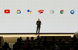 Google-Manager Phil Harrison bei der Ankündigung von Stadia auf der Entwicklerkonferenz GDC 2019 (Quelle: YouTube)