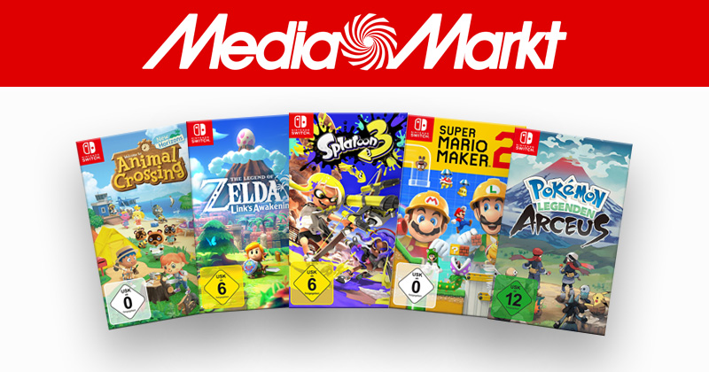 MediaMarkt-Aktion: Drei Switch-Spiele für 111 € (Werbung)
