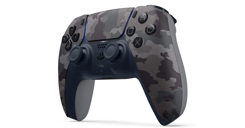 Der PS5 DualSense-Controller im Camouflage-Look dürfte bei rund 75 € UVP liegen (Abbildung: Sony Interactive)