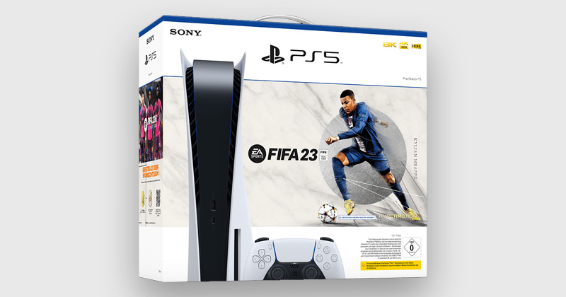 Erscheint pünktlich zum FIFA 23-Release: Das offizielle PS5-FIFA-23-Bundle (Abbildung: Sony Interactive)