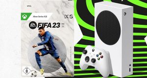 Das FIFA 23-Bundle inklusive Xbox Series S ist zum Launch für deutlich unter 300 € zu haben (Abbildung: Amazon)