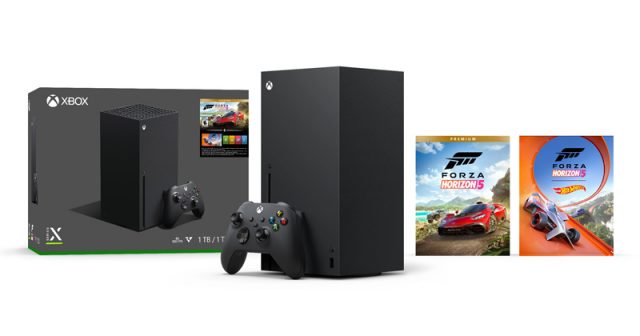 Das Xbox Series X Forza Horizon 5-Bundle kostet rund 560 € (Abbildung: Microsoft)