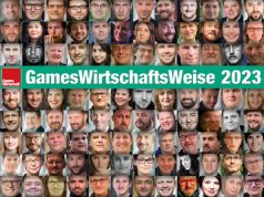 Mehr als 120 Expertinnen und Experten der deutschen Games-Industrie bilden die 'GamesWirtschaftsWeisen 2023' (Fotos: PR / privat / GamesWirtschaft)