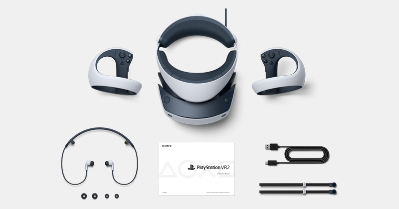 Der Lieferumfang von PlayStation VR2 (Abbildung: Sony Interactive)