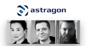 Die drei neuen Astragon-Abteilungsleiter: Jingyi Guo, Tim Plöger und Ben Wolf (Fotos: Astragon Entertainment)