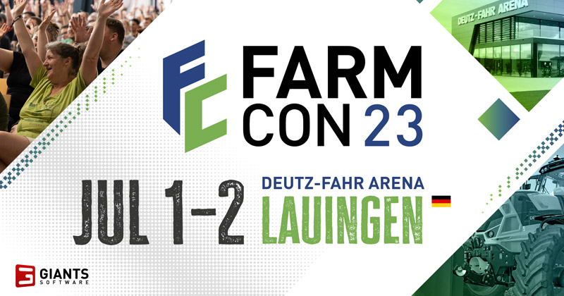 Bei der FarmCon 23 dreht sich alles um die Marke Landwirtschafts-Simulator (Abbildung: Giants Software)