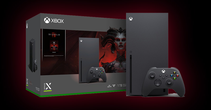 Wird parallel zum Spiel am 6. Juni 2023 ausgeliefert: das Xbox Series X Diablo 4-Bundle (Abbildung: Microsoft)
