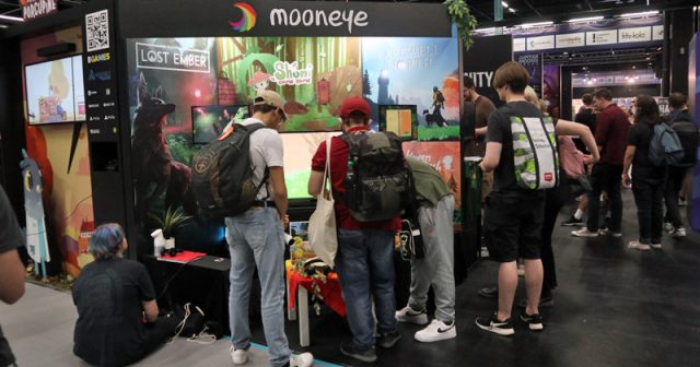 Das Hamburger Studio Mooneye (Lost Ember) ist erneut Home of Indies-Aussteller in der Indie Area der Gamescom 2023 (Foto: GamesWirtschaft)