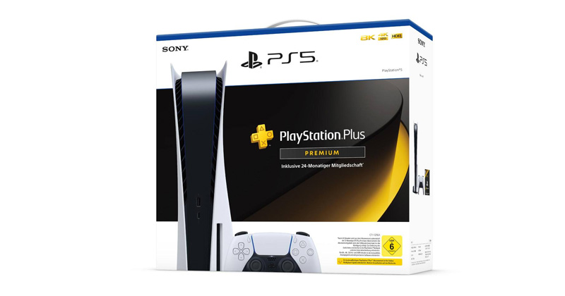 Vorerst nur bei O2 erhältlich: das neue PS5-Bundle inklusive Konsole und 24 Monaten PlayStation Plus (Abbildung: O2)