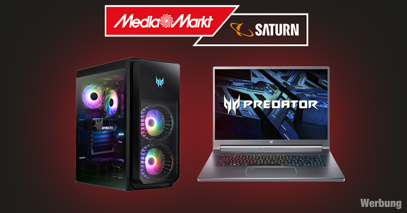 Acer Gaming-PCs und Gaming-Notebooks - jetzt die besten Deals bei MediaMarkt sichern! (Werbung)