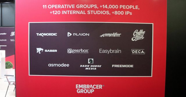 Der Auftritt der Embracer Group auf der Gamescom 2022 (Foto: GamesWirtschaft)