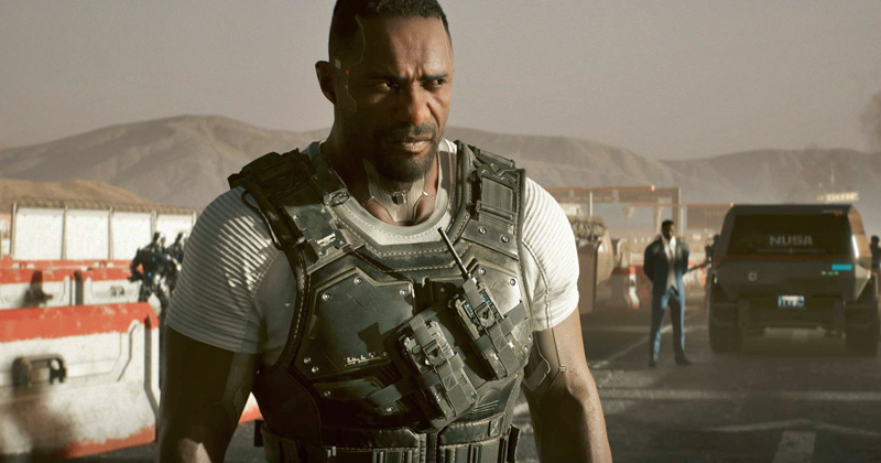 Idris Elba spielt eine Hauptrolle in der Cyberpunk 2077-Erweiterung Phantom Liberty (Abbildung: CD Projekt Red)
