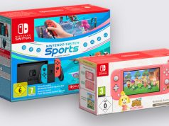 Ab 20. Oktober 2023 erhältlich: das Nintendo Switch Sports-Bundle und das Switch-Lite-Sondermodell inklusive Animal Crossing: New Horizons (Abbildungen: Nintendo)