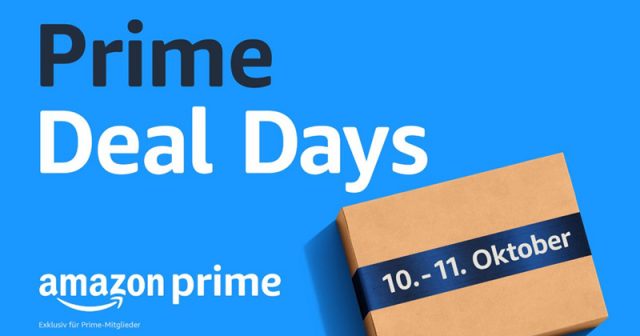Während der Prime Deal Days 2023 vom 10. bis 11. Oktober wirbt Amazon mit massiven Rabatten (Abbildung: Amazon Deutschland)