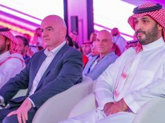 Saudi-Arabien kauft Electronic Arts – und jetzt? FIFA-Boss Gianni Infantino und Saudi-Arabiens Kronprinz Mohammed bin Salman bei der Ankündigung des Esports World Cup 2024 (Foto: Saudi Press Agency)