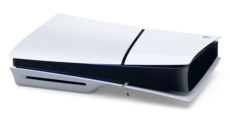 Die neuen PS5-Modelle ab November 2023 lassen sich serienmäßig nur noch waagrecht platzieren (Abbildung: Sony Interactive)