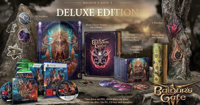 Der Inhalt der Baldur's Gate 3 Deluxe Edition (Abbildung: Larian Studios)