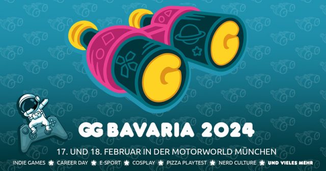 Die GG Bavaria 2024 steigt am 17. und 18. Februar in München (Abbildung: Games Bavaria)