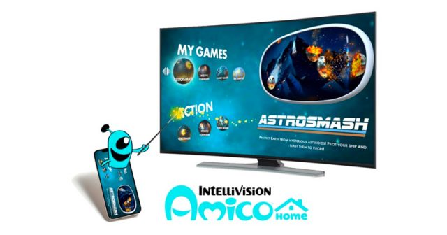 Die kostenlose Amico Home-App ist zunächst für Android-Systeme erhältlich (Abbildung: Intellivision)