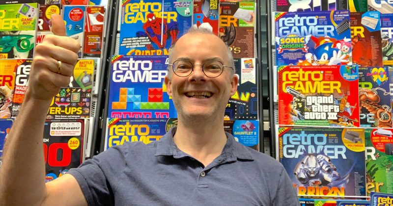 Thumbs up: Jörg Langer hat sich die deutsche Lizenz für Retro Gamer gesichert (Foto: privat)