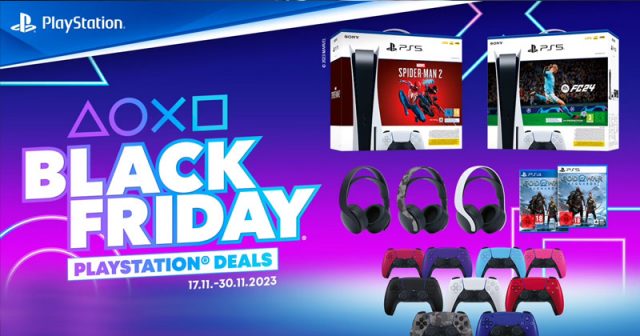 Zum Black Friday 2023 senkt Sony Interactive die Preise für PS5-Bundles, Games und Zubehör (Abbildung: SIE)