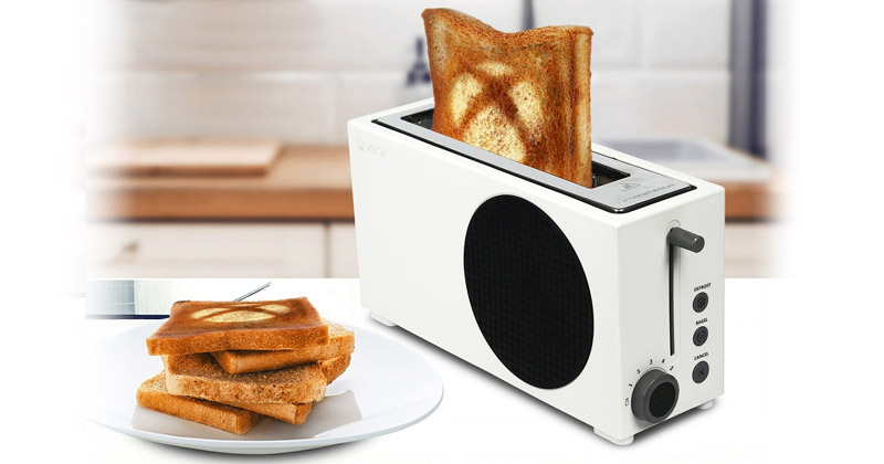 Der Xbox Series S-Toaster soll auch in Deutschland angeboten werden (Abbildung: Ukonic)
