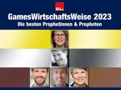 GamesWirtschaftsWeise: Die besten Propheten 2023 GamesWirtschaftsWeise 2023: USK-Chefin Elisabeth Secker lag in fast allen Punkten richtig - gefolgt von André Peschke (Platz 2) und den Drittplatzierten Felix Falk, Christian Kluckner und Maren Raabe.