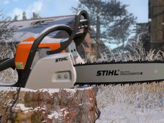 Farmer’s Dynasty 2: Toplitz kooperiert mit Stihl In Farmer's Dynasty 2 wird mit Original Stihl-Produkten gesägt und gemährt (Abbildung: Toplitz Productions)