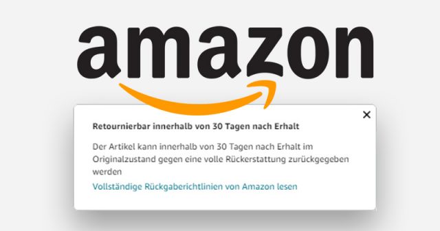 Noch gilt für Games ein 30tägiges Rückgaberecht bei Amazon - doch ab dem 25. April soll sich die Frist verkürzen (Abbildung: Amazon)