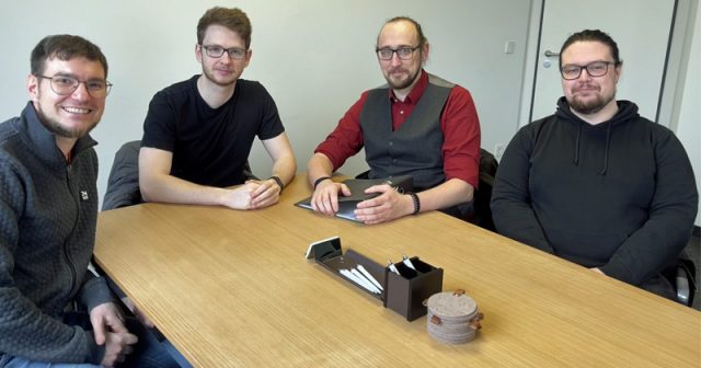 Die Gründer von Blossom Path Games: Benjamin Lochmann, Lucas Pöthe, Sascha Brehmer und Florian Kretzschmar (Foto: privat)