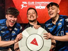 Virtual Bundesliga 2024: SC Paderborn 07 ist Club-Meister Der SC Paderborn 07 ist Club-Meister der Virtual Bundesliga 2023/2024 (Sebastian Widmann/Bundesliga/Bundesliga Collection via Getty Images)