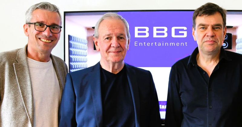 Hans Ippisch (Executive Director), Fritz Egner und BBG-Geschäftsführer Stephan Berendsen (Foto: BBG Entertainment)