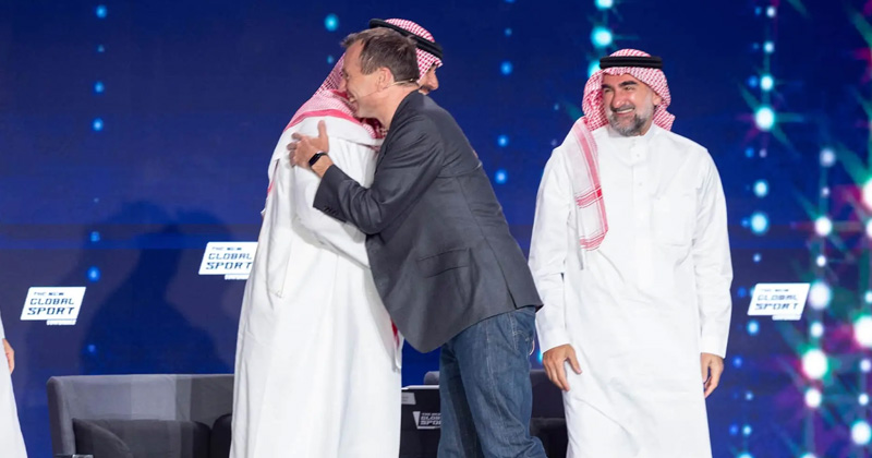 ESL founder Ralf Reichert (center) is organizing the Esports World Cup 2024 for Saudi Arabia (Photo: Esports World Cup Foundation)